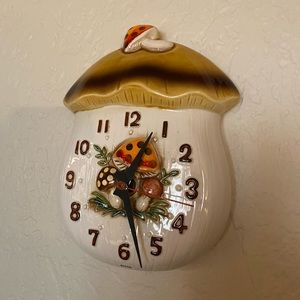 Vintage mushroom clock